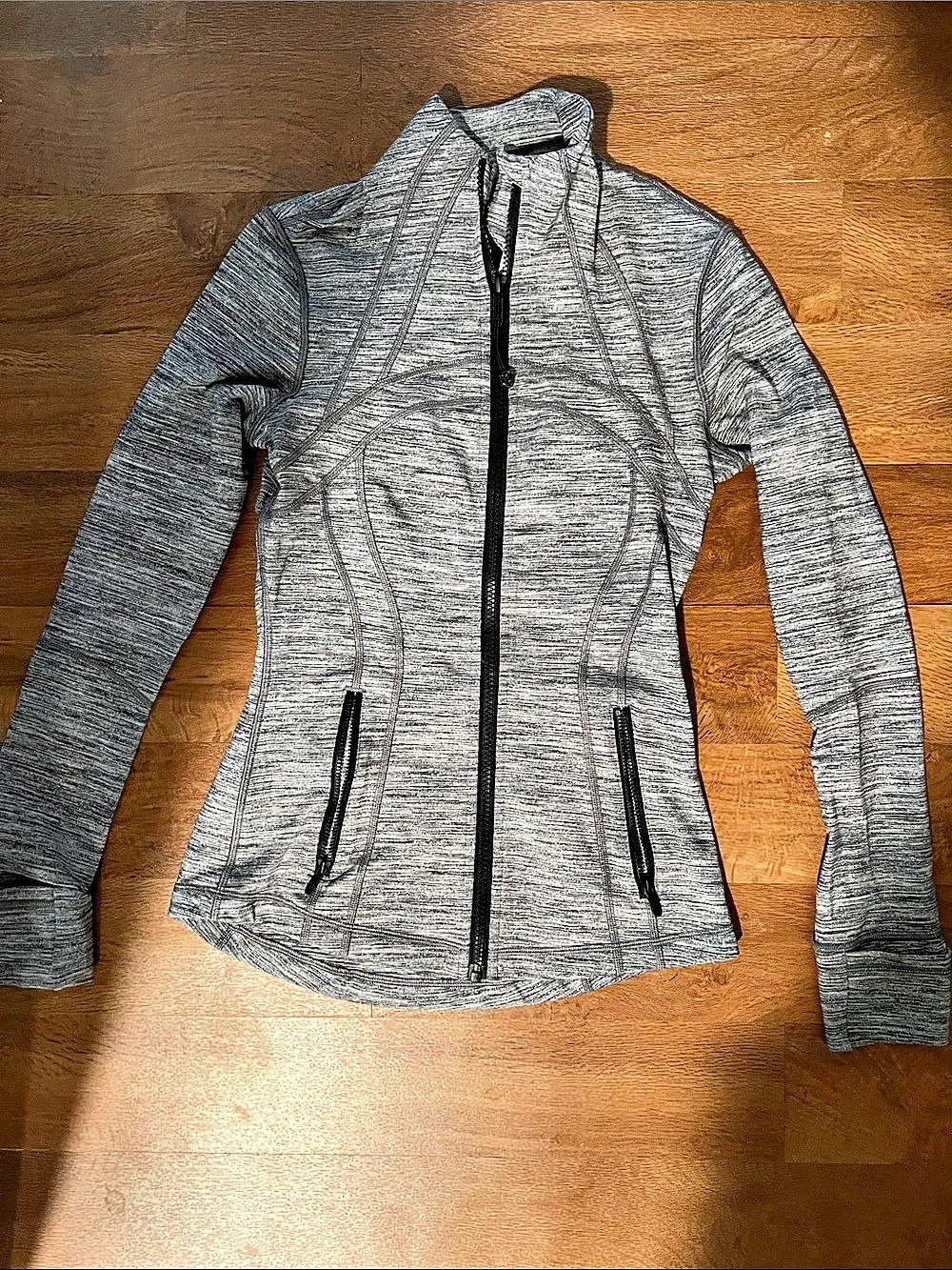 lululemon Define Jacket Gray & Black Athletic Jacket Size 4